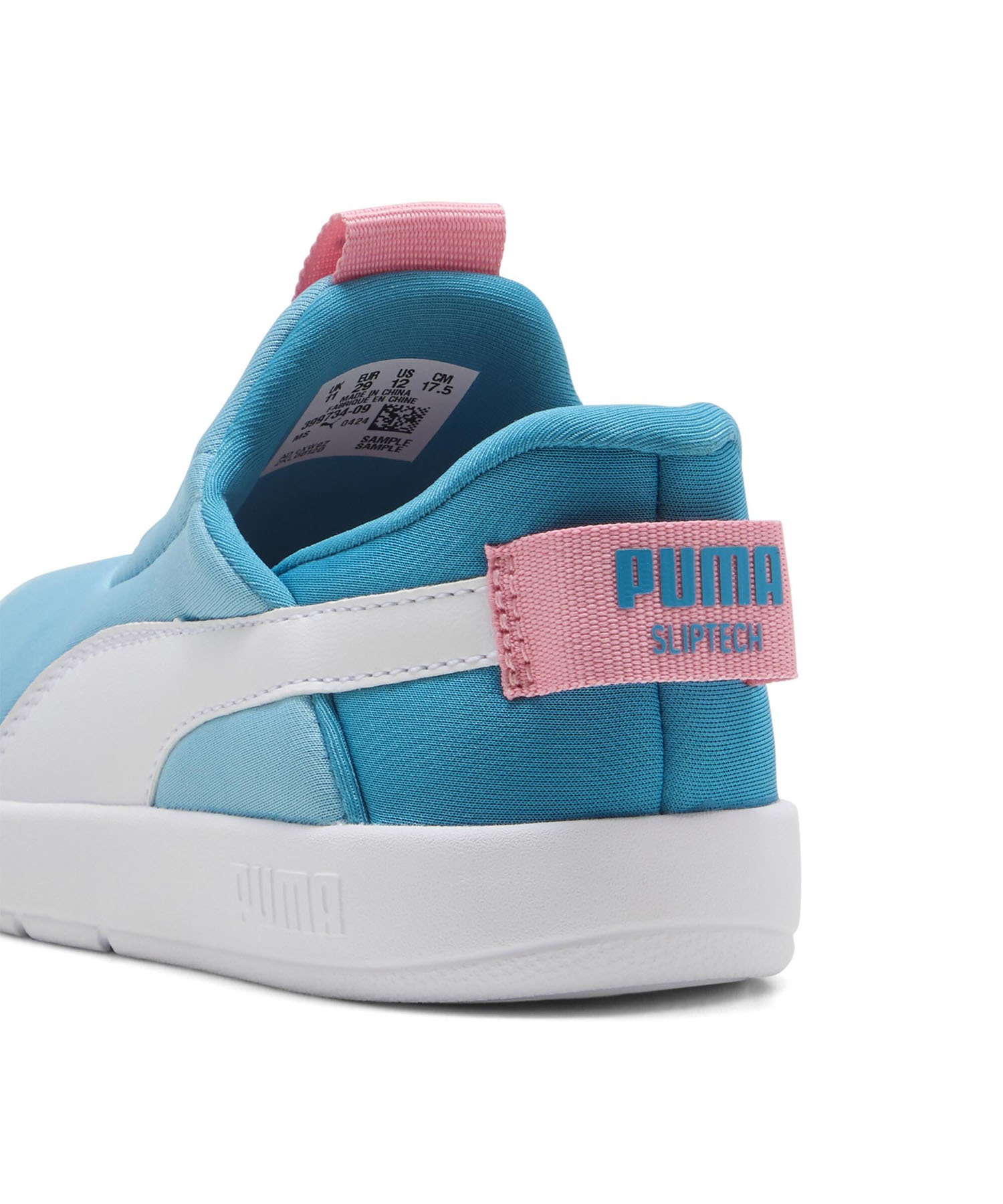 PUMA プーマ スニーカー キッズ ジュニア 子供 スリッポン コート