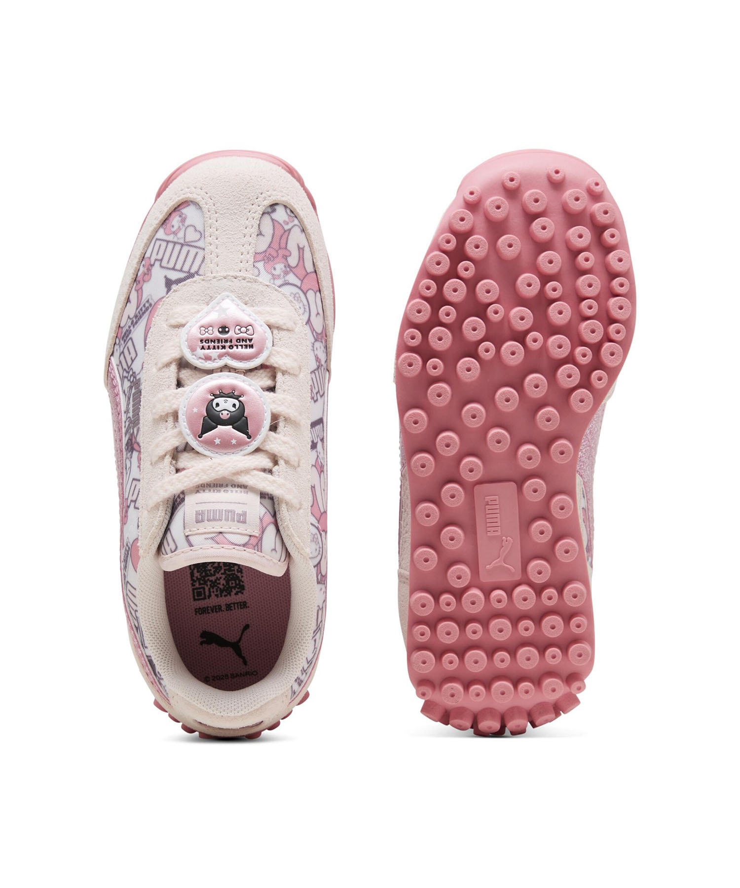 PUMA プーマ スニーカー キッズ 子供 ガールズ ハローキティ クロミ