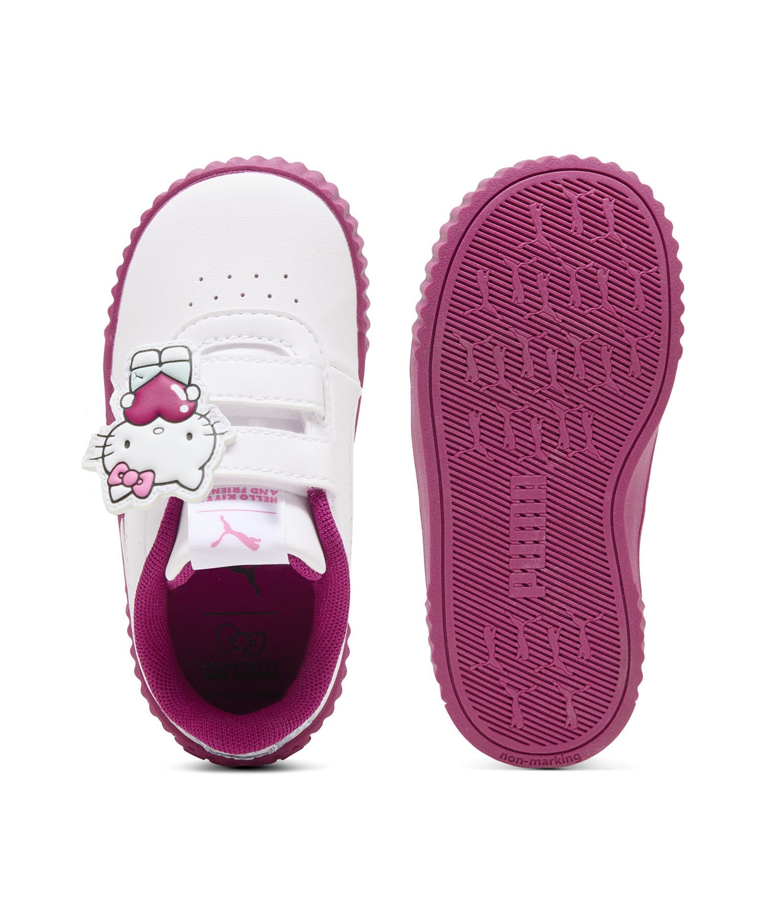 PUMA プーマ スニーカー キッズ 子供 ベビー ハローキティ キャリーナ 