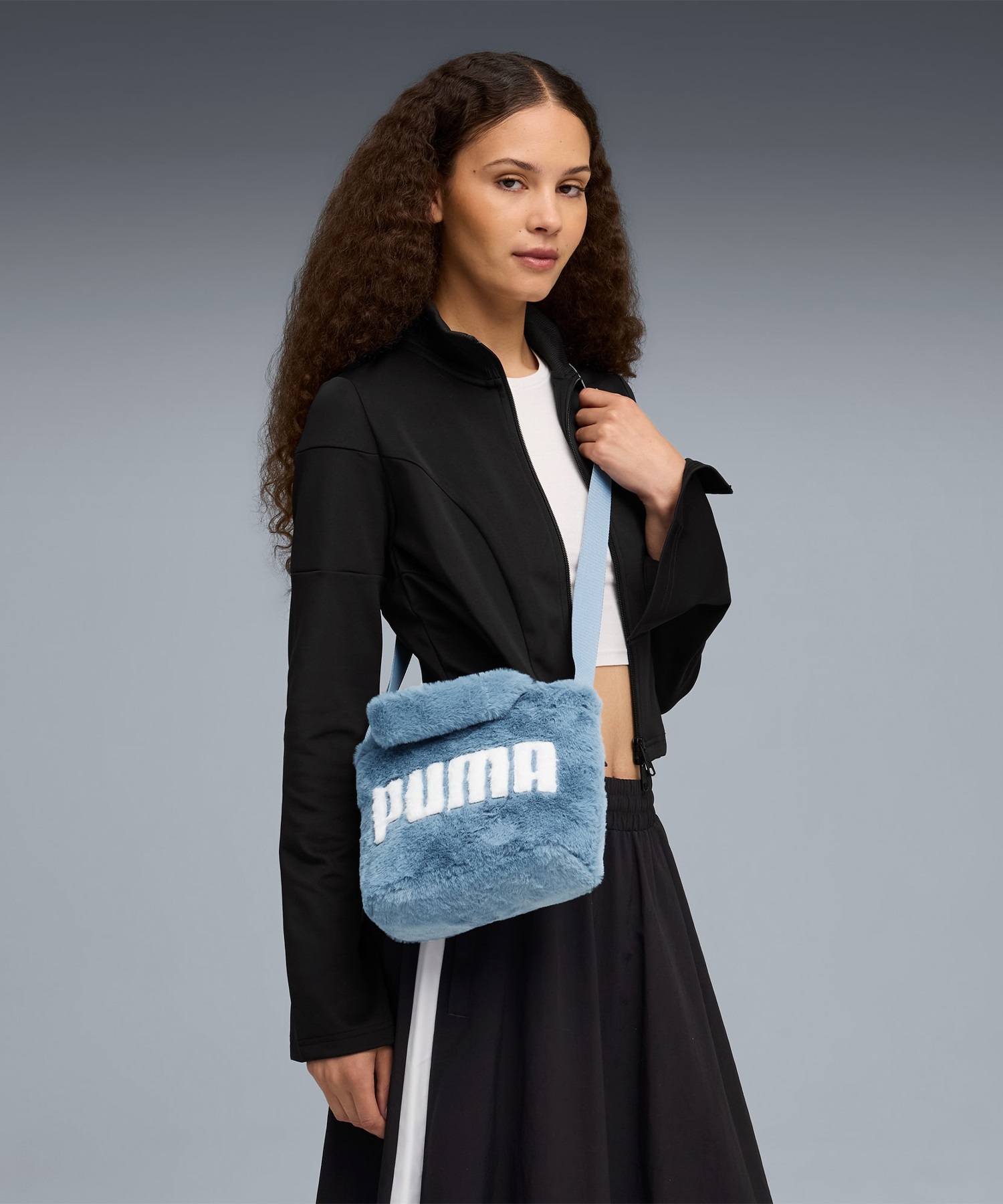 PUMA プーマ トートバッグ UP FAUX ファー ミニ ショッパーバッグ 1.5L 