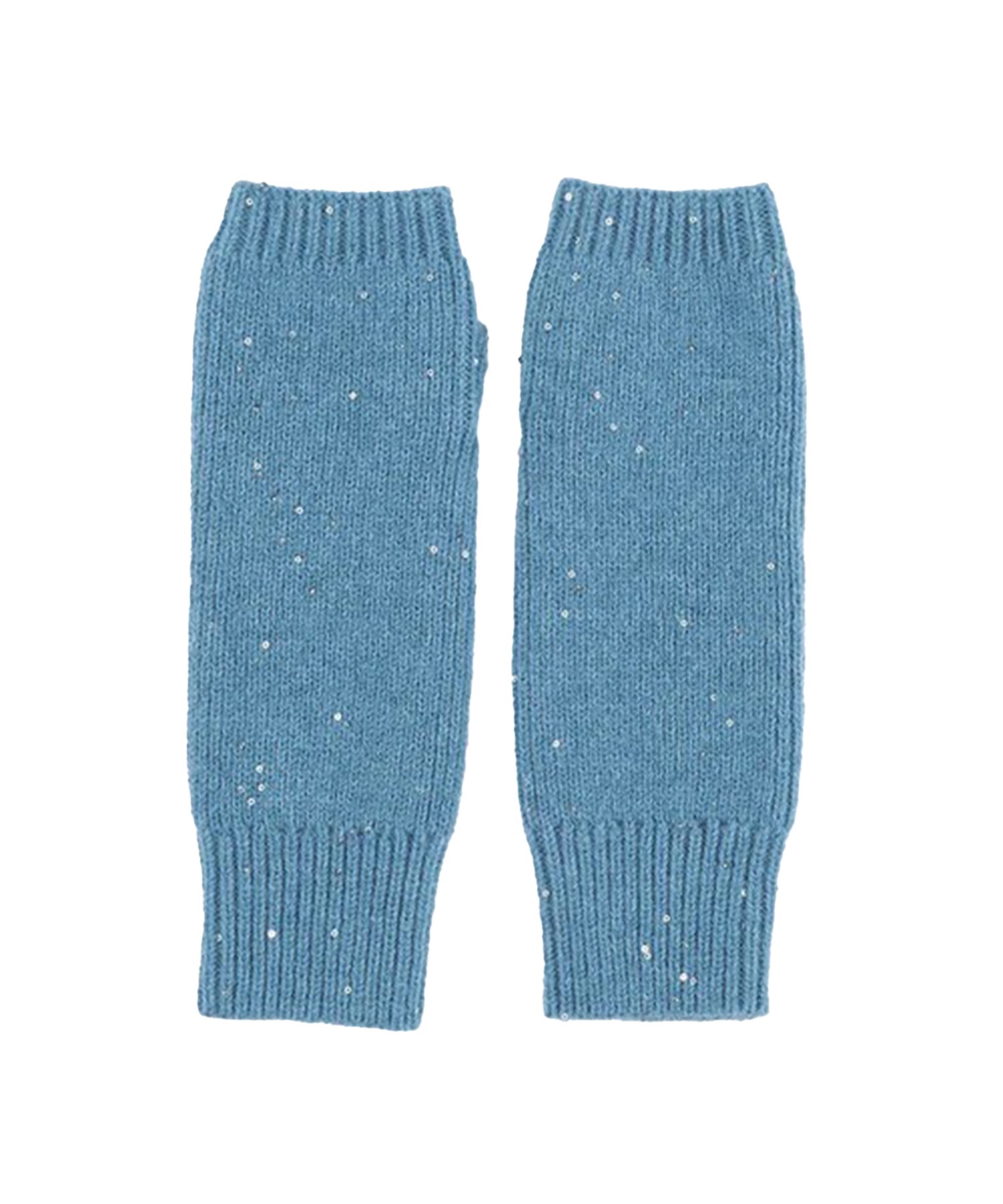HEMING'S ヘミングス 手袋 レディース 防寒 スパングルニットアームウォーマー 4326402(MBL-ONE)