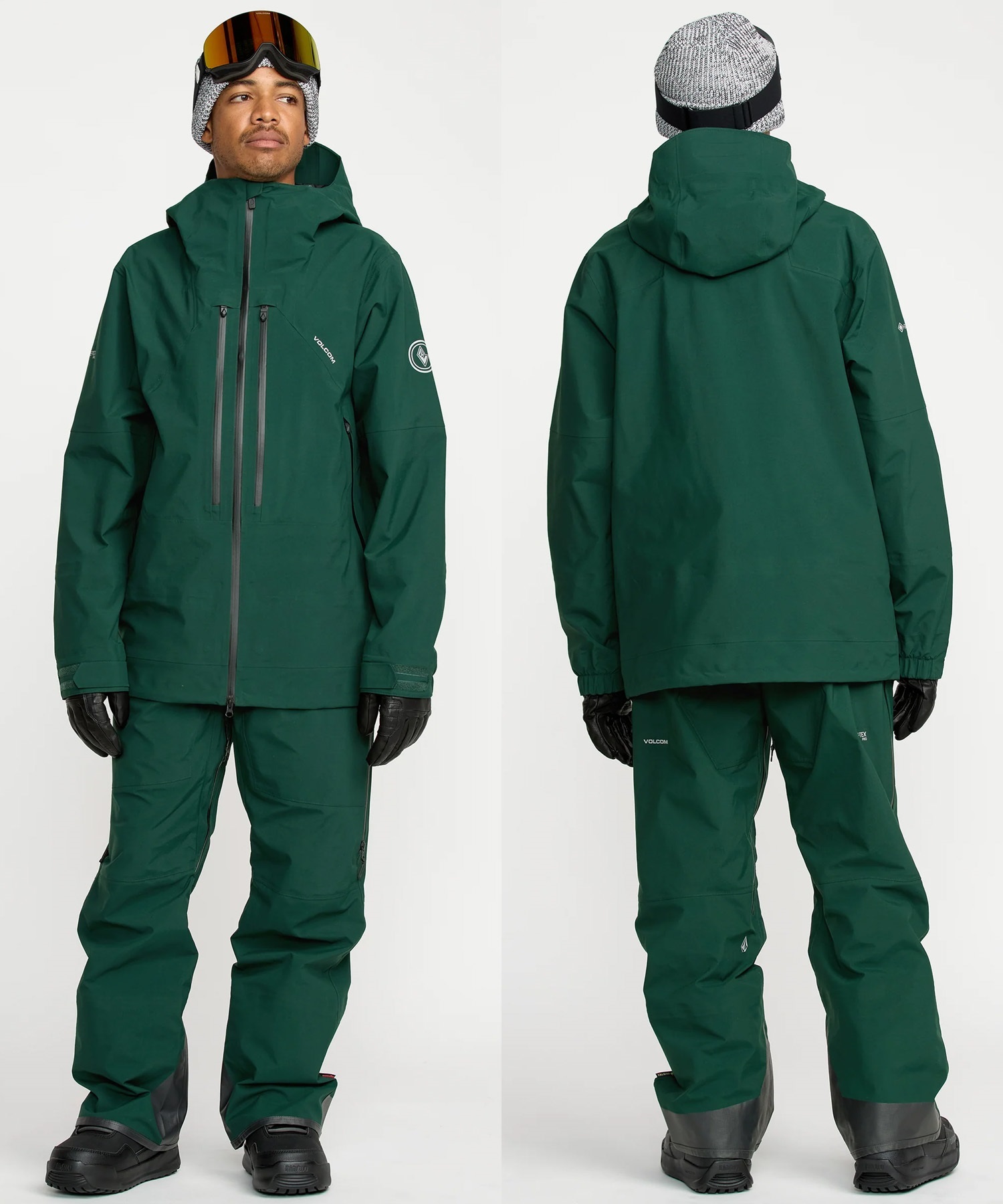 Dです。VOLCOM LサイズGORE-TEXスノーボードウェア上下SET VOLCOM ボルコム ANYOX GUIDE GORE PRO SHELL JKT GORE-TEX