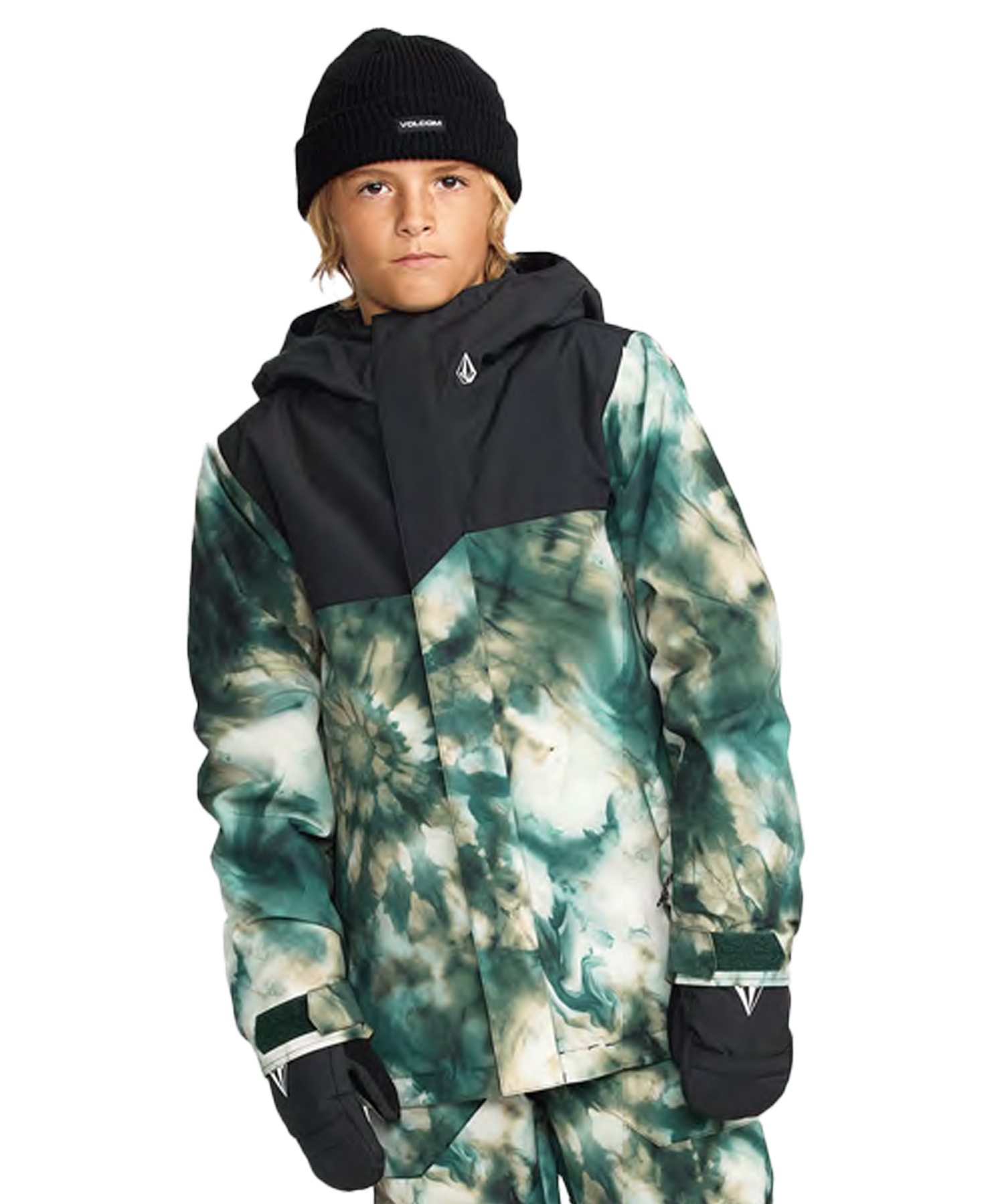 【早期購入/店頭受取対象外】VOLCOM ボルコム スノーボード ウェア ジャケット キッズ ユース STONE91 INS JACKET ムラサキスポーツ 25-26モデル MM G4(BLK-XS)