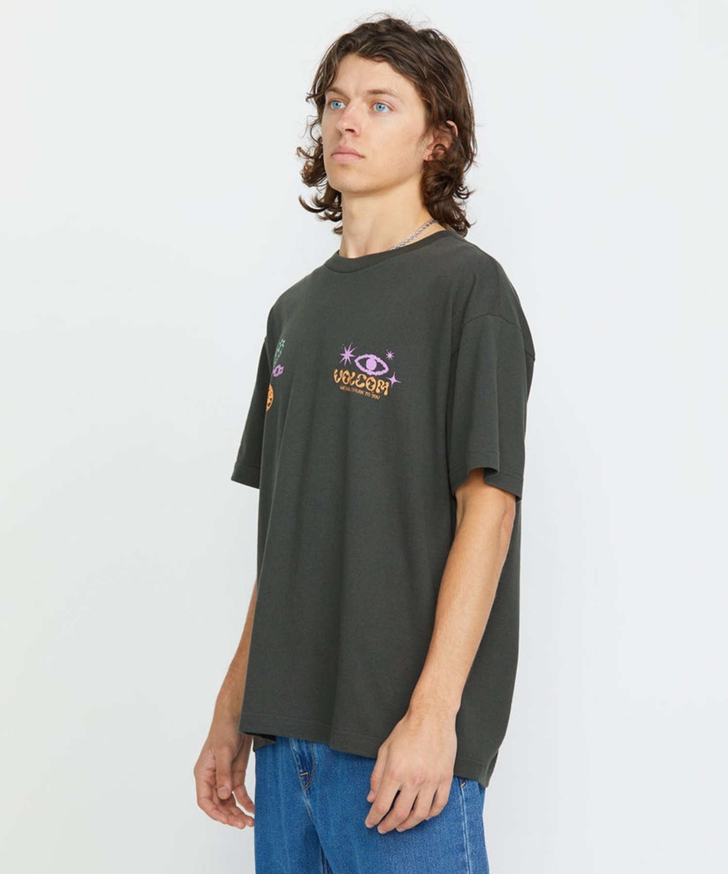 VOLCOM ボルコム 半袖 Tシャツ メンズ バックプリント フロント 