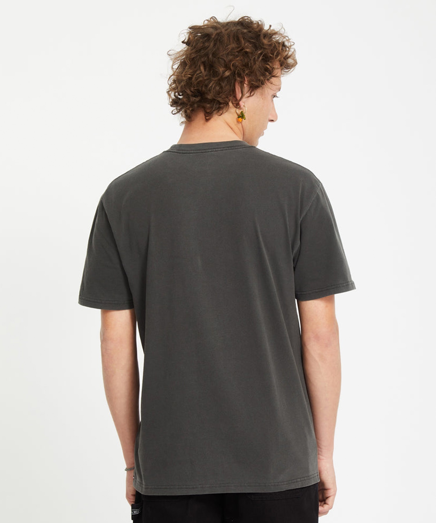 VOLCOM ボルコム 半袖 Tシャツ メンズ フロントプリント A5212552(BLK-M)