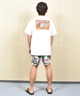 VOLCOM ボルコム 半袖 Tシャツ メンズ バックプリント オーバーサイズ A5202501 ムラサキスポーツ限定(WHT-M)