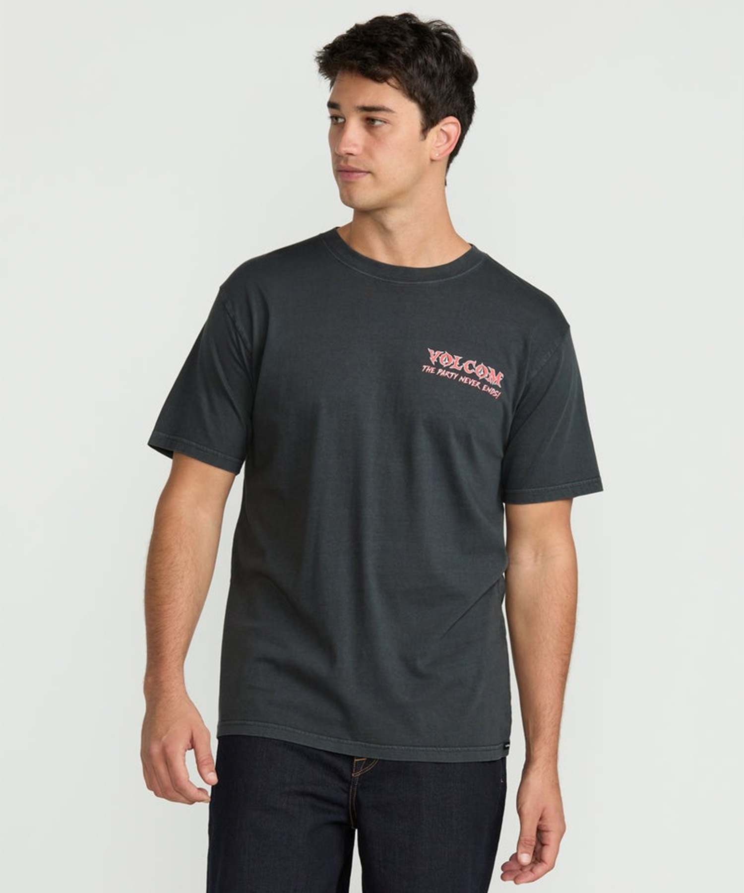 VOLCOM ボルコム 半袖 Tシャツ メンズ バックプリント オーバーサイズ