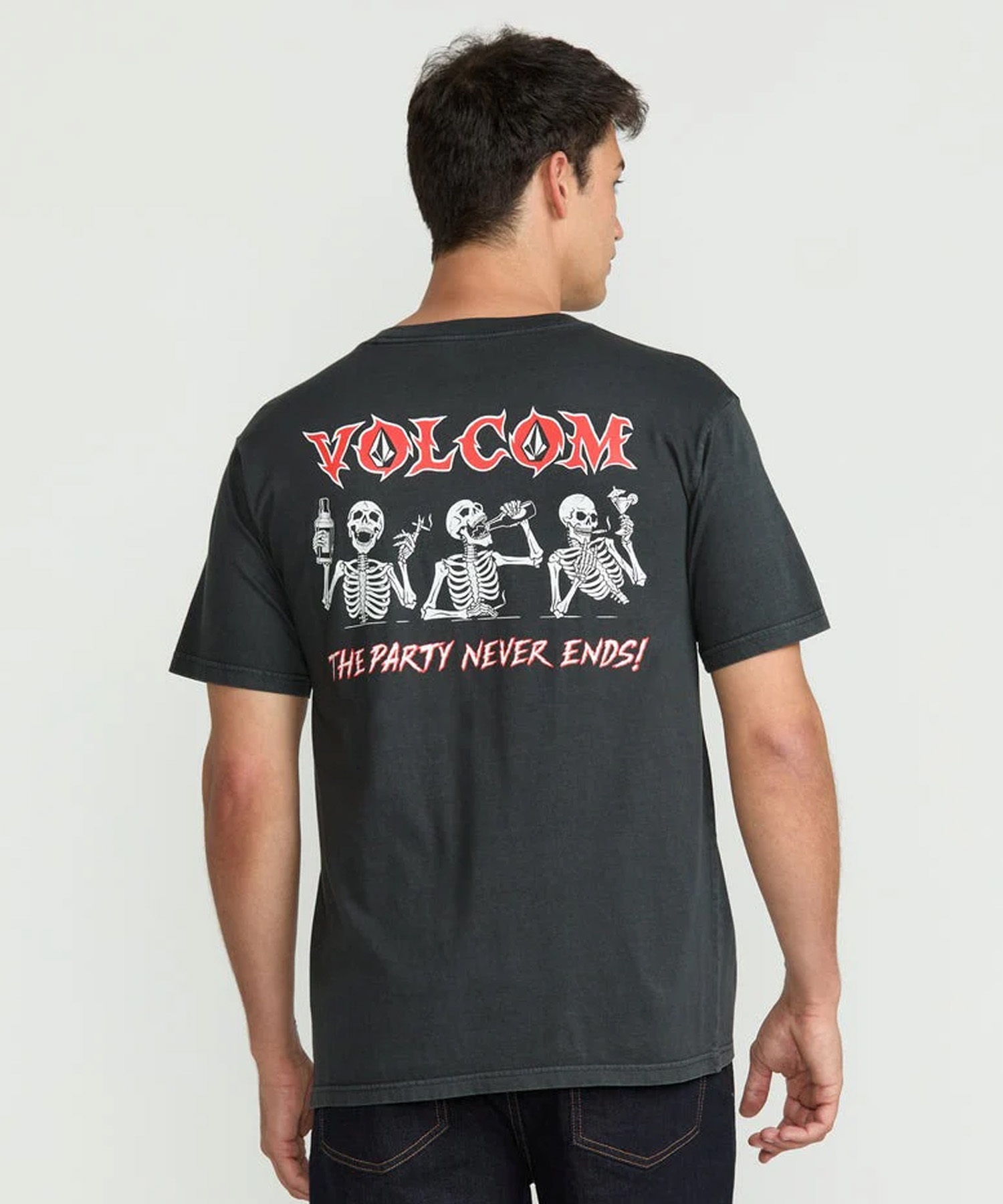 VOLCOM ボルコム 半袖 Tシャツ メンズ バックプリント オーバーサイズ