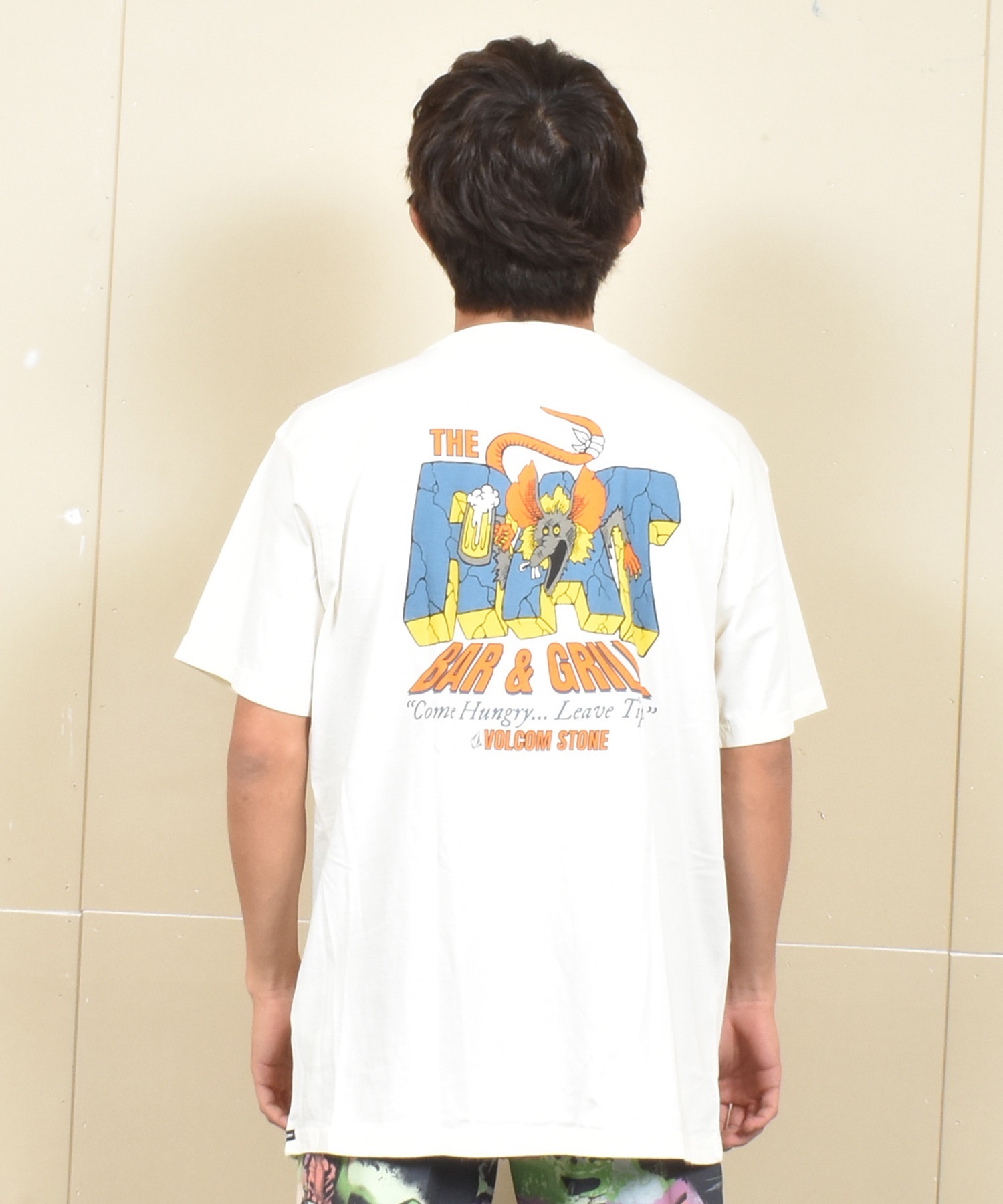 VOLCOM ボルコム 半袖 Tシャツ メンズ バックプリント オーバーサイズ A5222501(OFW-M)