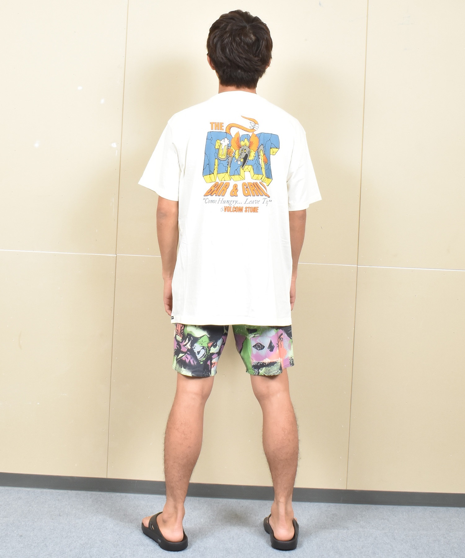 VOLCOM ボルコム 半袖 Tシャツ メンズ バックプリント オーバーサイズ A5222501(OFW-M)