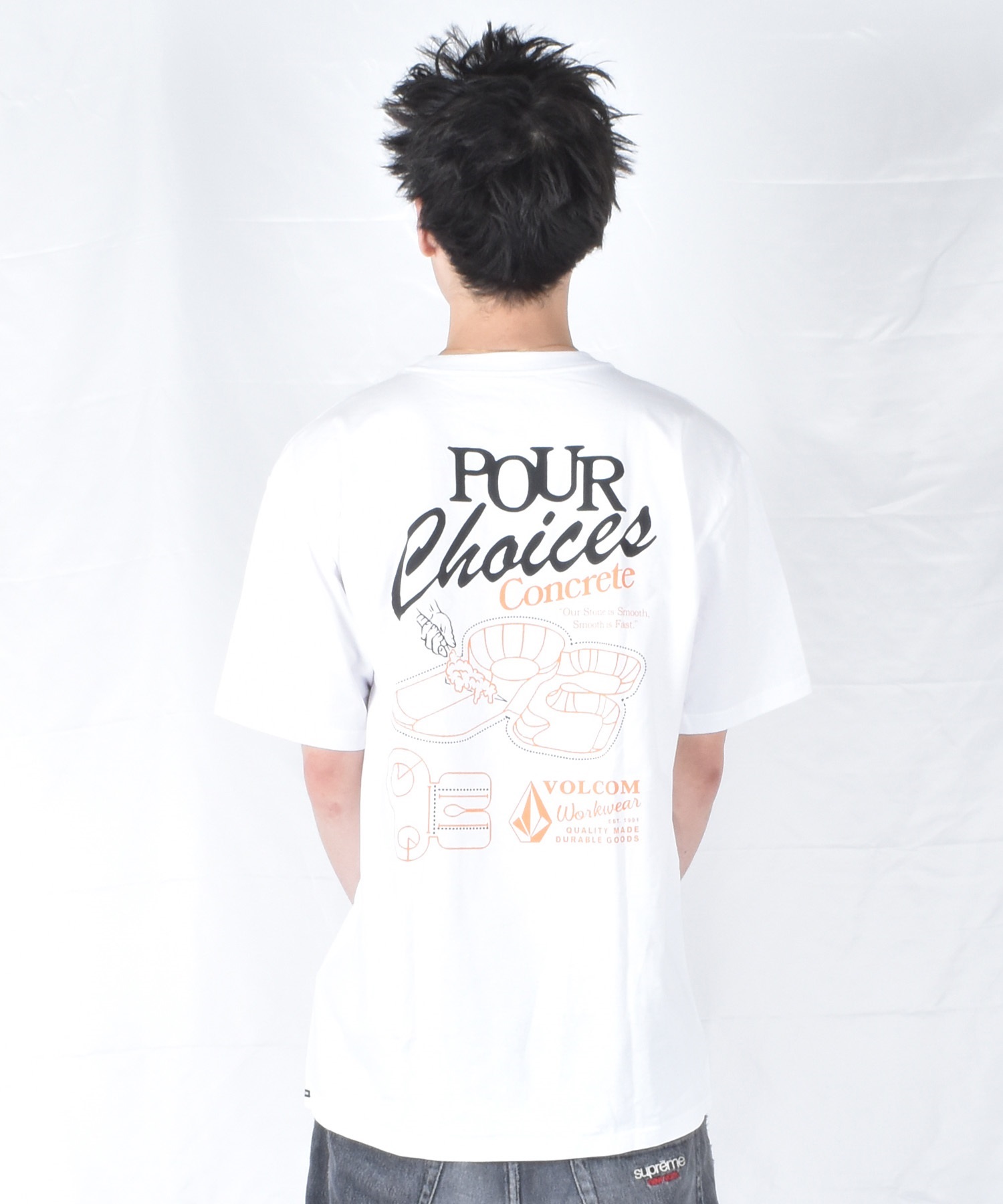 VOLCOM ボルコム 半袖 Tシャツ メンズ バックプリント A3502527