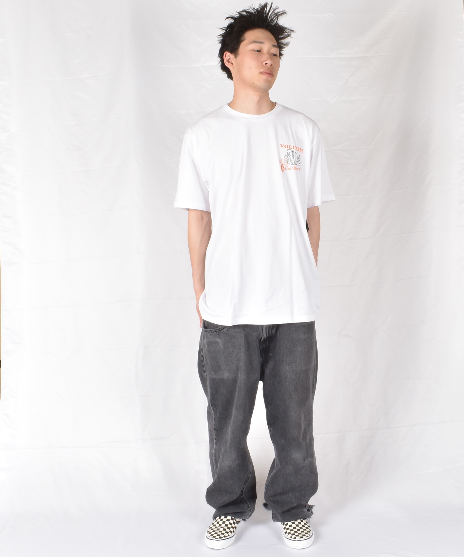 VOLCOM ボルコム 半袖 Tシャツ メンズ バックプリント A3502527