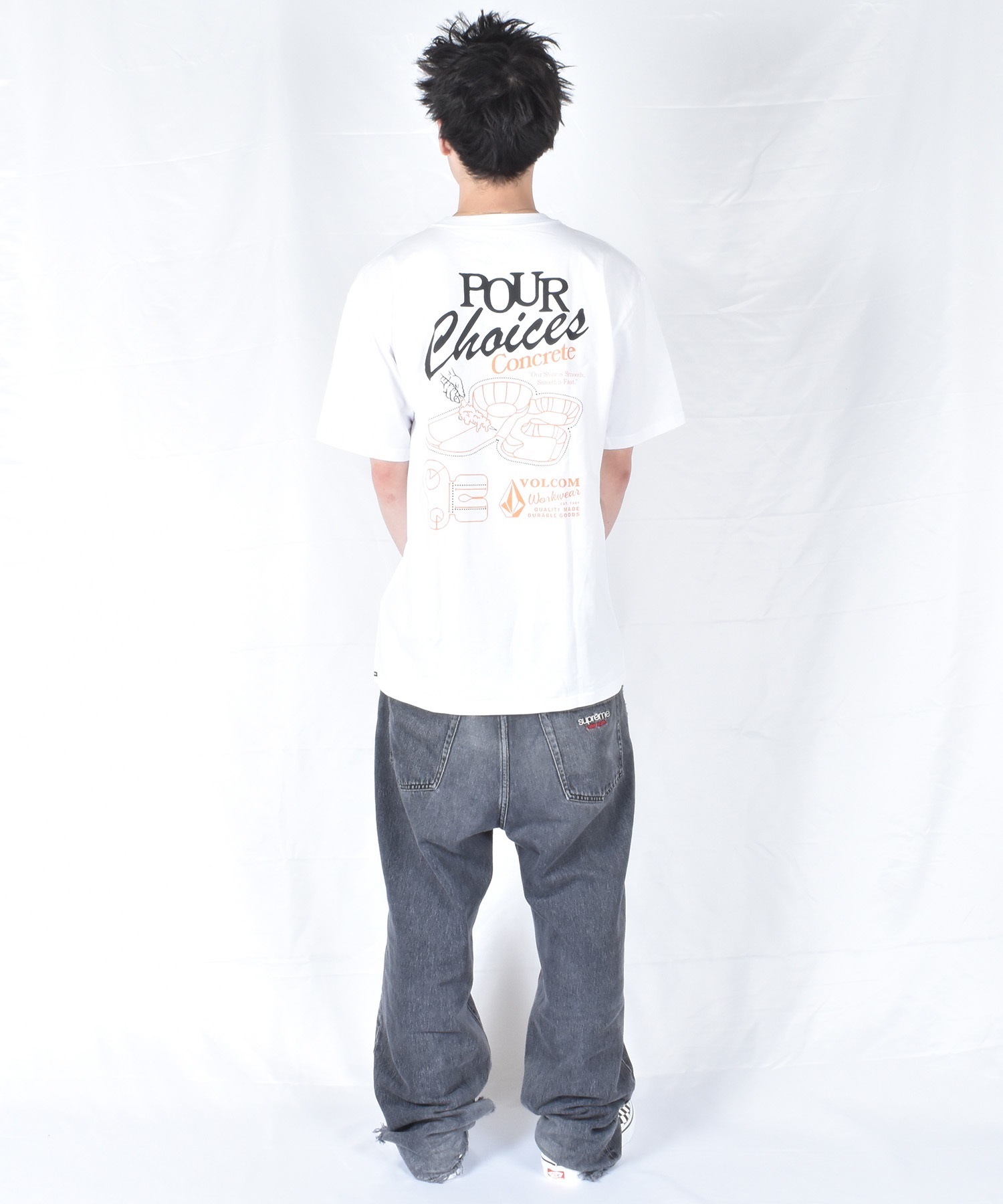 VOLCOM ボルコム 半袖 Tシャツ メンズ バックプリント A3502527