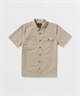 VOLCOM ボルコム 半袖 シャツ メンズ ワークシャツ ストライプ柄 Trade Stone Short Sleeve A0412502(LKH-M)
