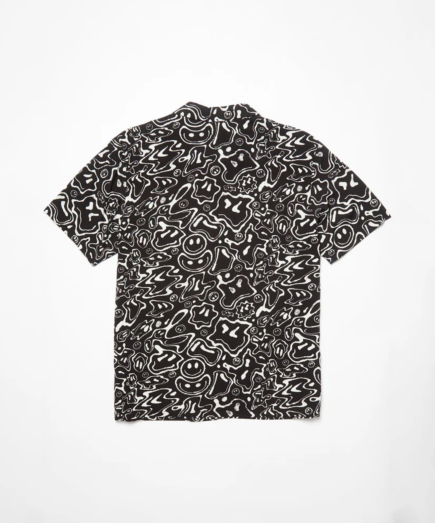 VOLCOM ボルコム 半袖 シャツ メンズ 総柄 ボクシーフィット Filip Rygalski Shirt A0412506(BLK-M)