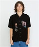 VOLCOM ボルコム 半袖 シャツ メンズ ボクシーフィット Filip Rygalski Woven Shirt A0412516(BLK-M)