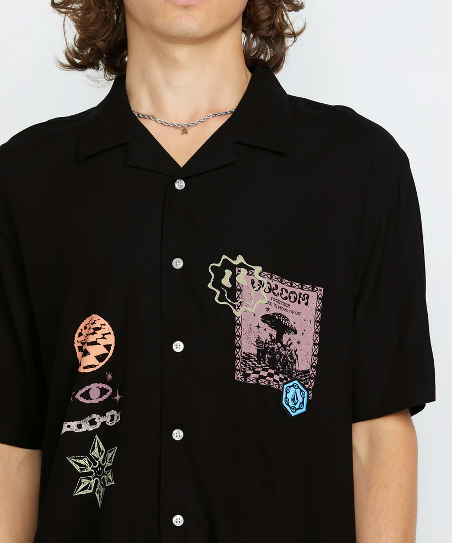 VOLCOM ボルコム 半袖 シャツ メンズ ボクシーフィット Filip
