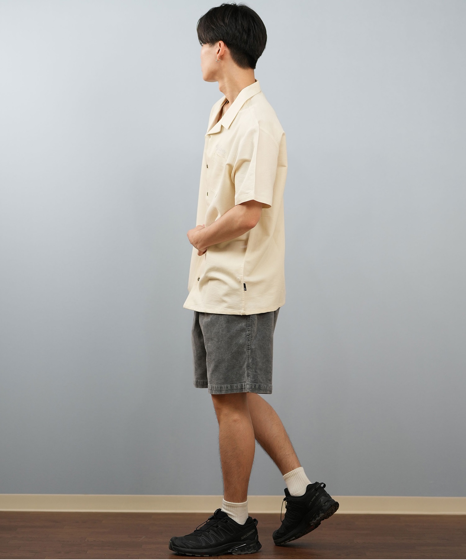 VOLCOM ボルコム 半袖 シャツ メンズ ワンポイント ロゴ シンプル Otis
