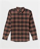 VOLCOM ボルコム 長袖 シャツ メンズ チェックシャツ ロングスリーブシャツ CADEN PLAID LS A0532506(LRD-S)