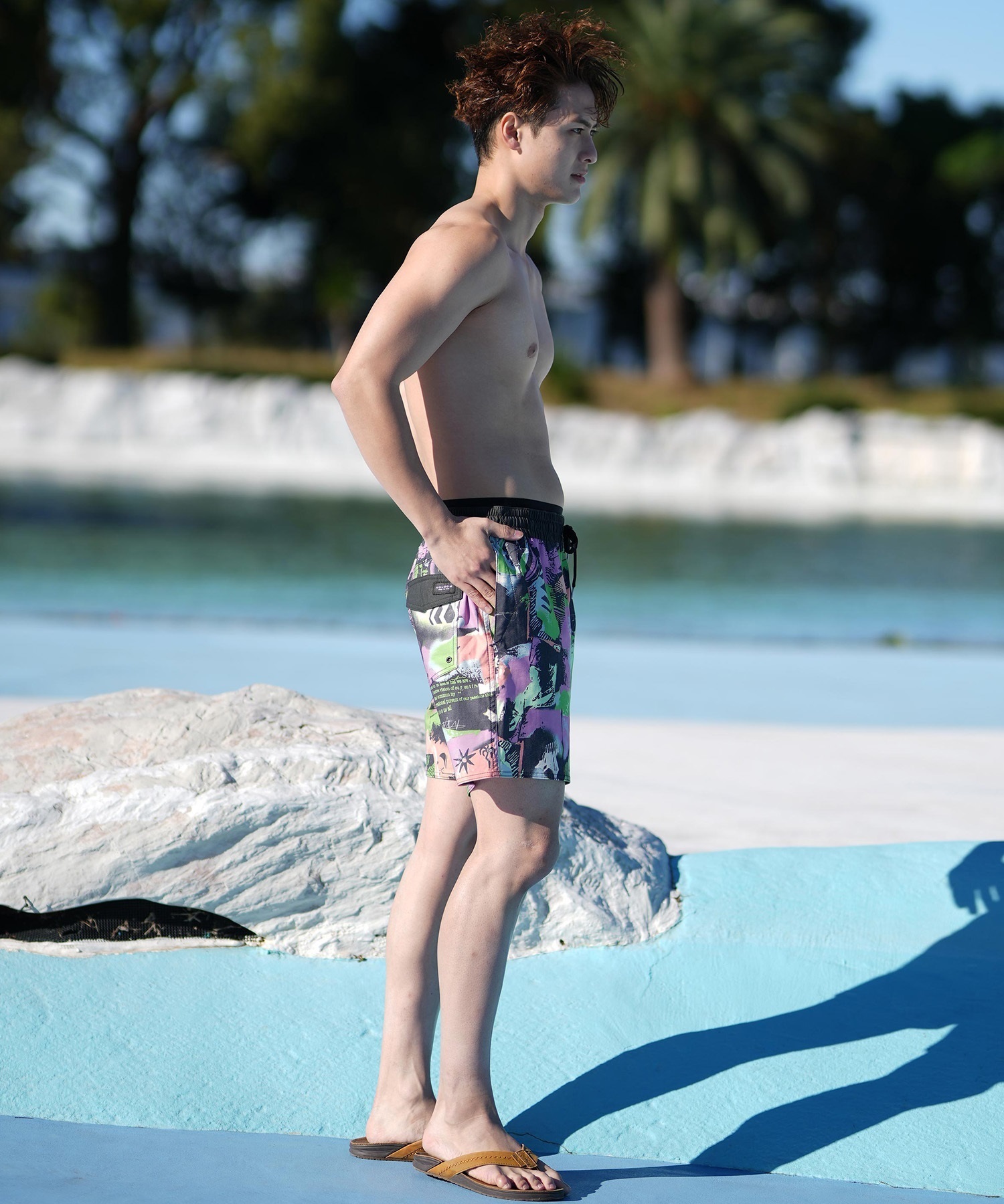 VOLCOM ボルコム 水着 海パン トランクス サーフパンツ メンズ 水陸