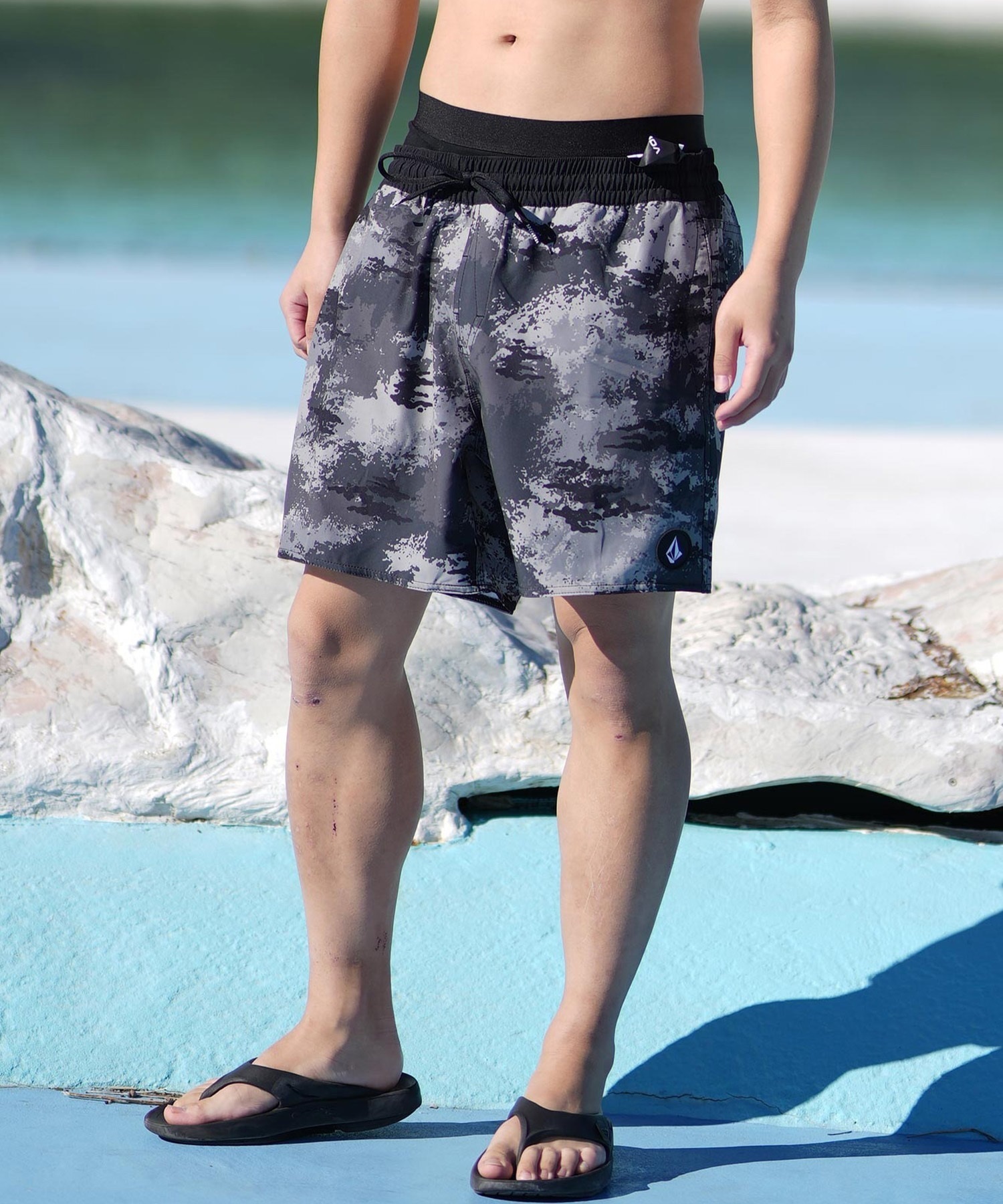 VOLCOM ボルコム 水着 海パン トランクス サーフパンツ メンズ 水陸両用 A2512506(DWH-S)
