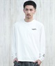 VOLCOM ボルコム 水着 長袖 ラッシュガード メンズ UVカット Pistol Surf rashguard A9312505(WHT-S)