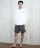 VOLCOM ボルコム 水着 長袖 ラッシュガード メンズ UVカット Pistol Surf rashguard A9312505(WHT-S)