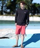 VOLCOM ボルコム 水着 長袖 ラッシュガード メンズ UVカット Pistol Surf rashguard A9312505(WHT-S)