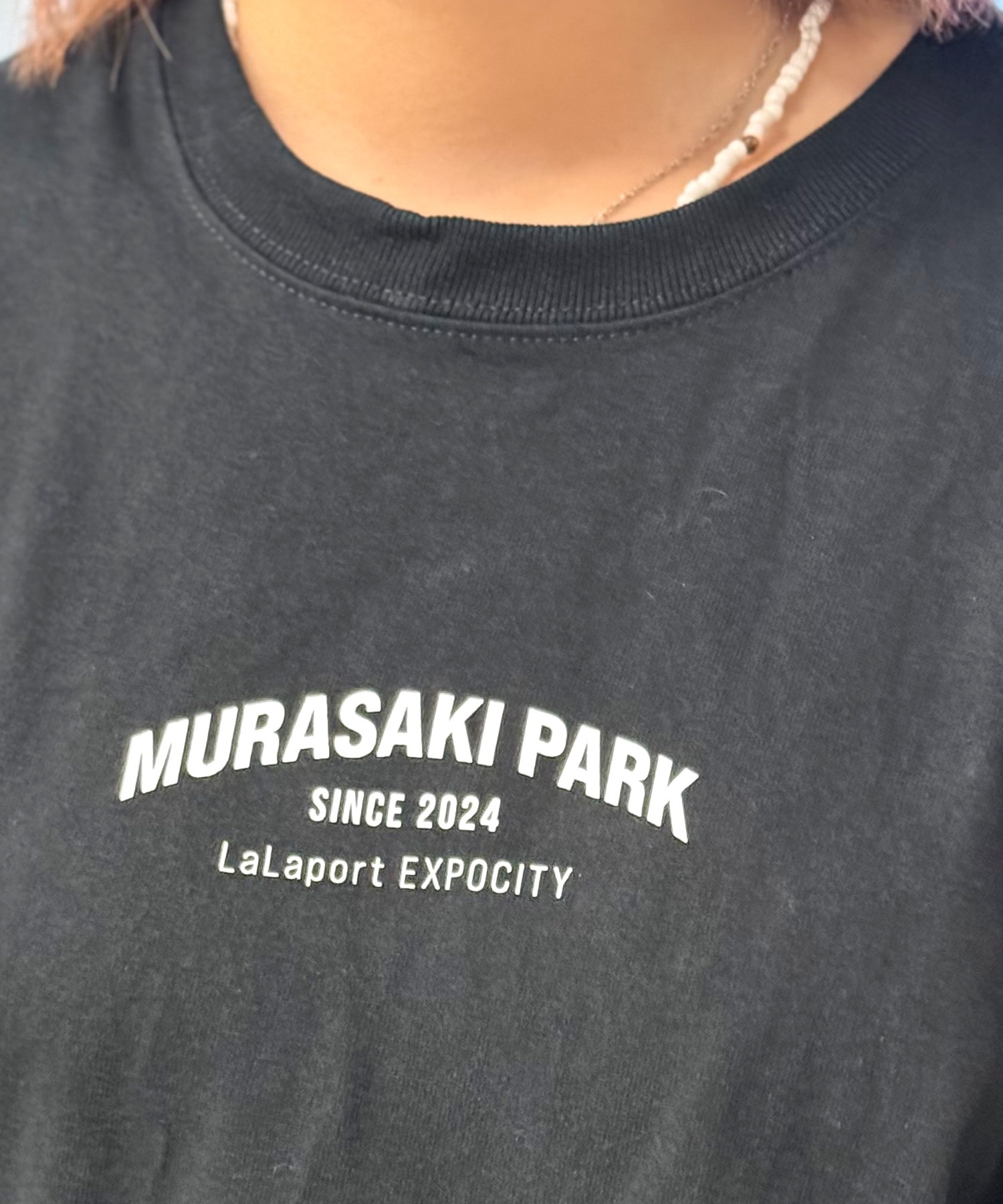 ららぽーとEXPOCITY店1周年記念限定 半袖 Tシャツ バックプリント メンズ レディース ユニセックス EXPO01M ムラサキスポーツ限定(WHT-M)