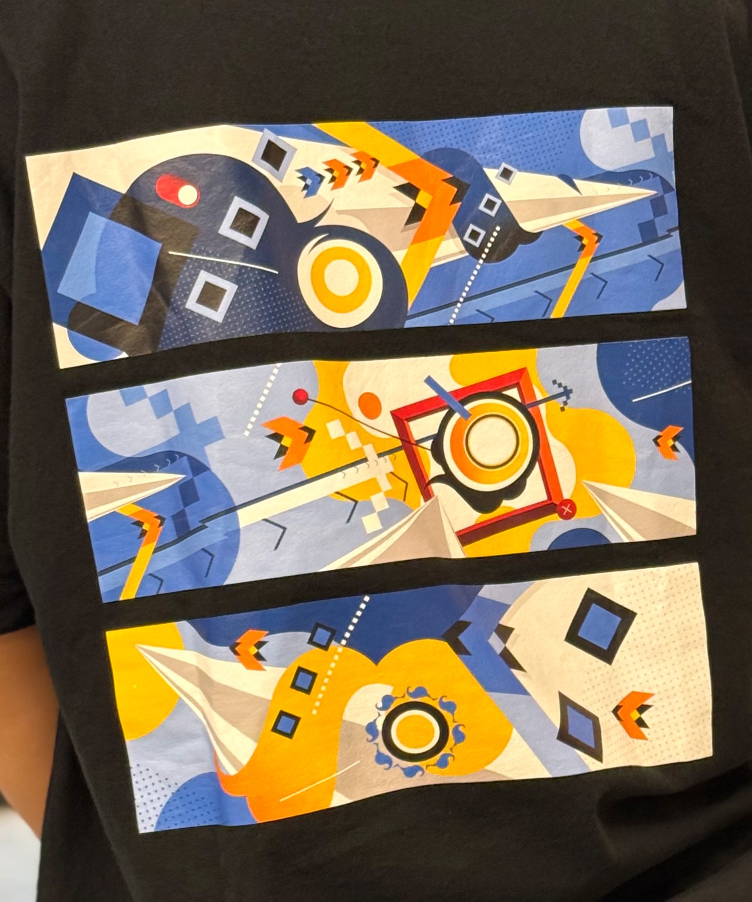 ららぽーとEXPOCITY店1周年記念限定 半袖 Tシャツ バックプリント メンズ レディース ユニセックス EXPO01M ムラサキスポーツ限定(WHT-M)