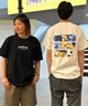 ららぽーとEXPOCITY店1周年記念限定 半袖 Tシャツ バックプリント メンズ レディース ユニセックス EXPO01M ムラサキスポーツ限定(WHT-M)