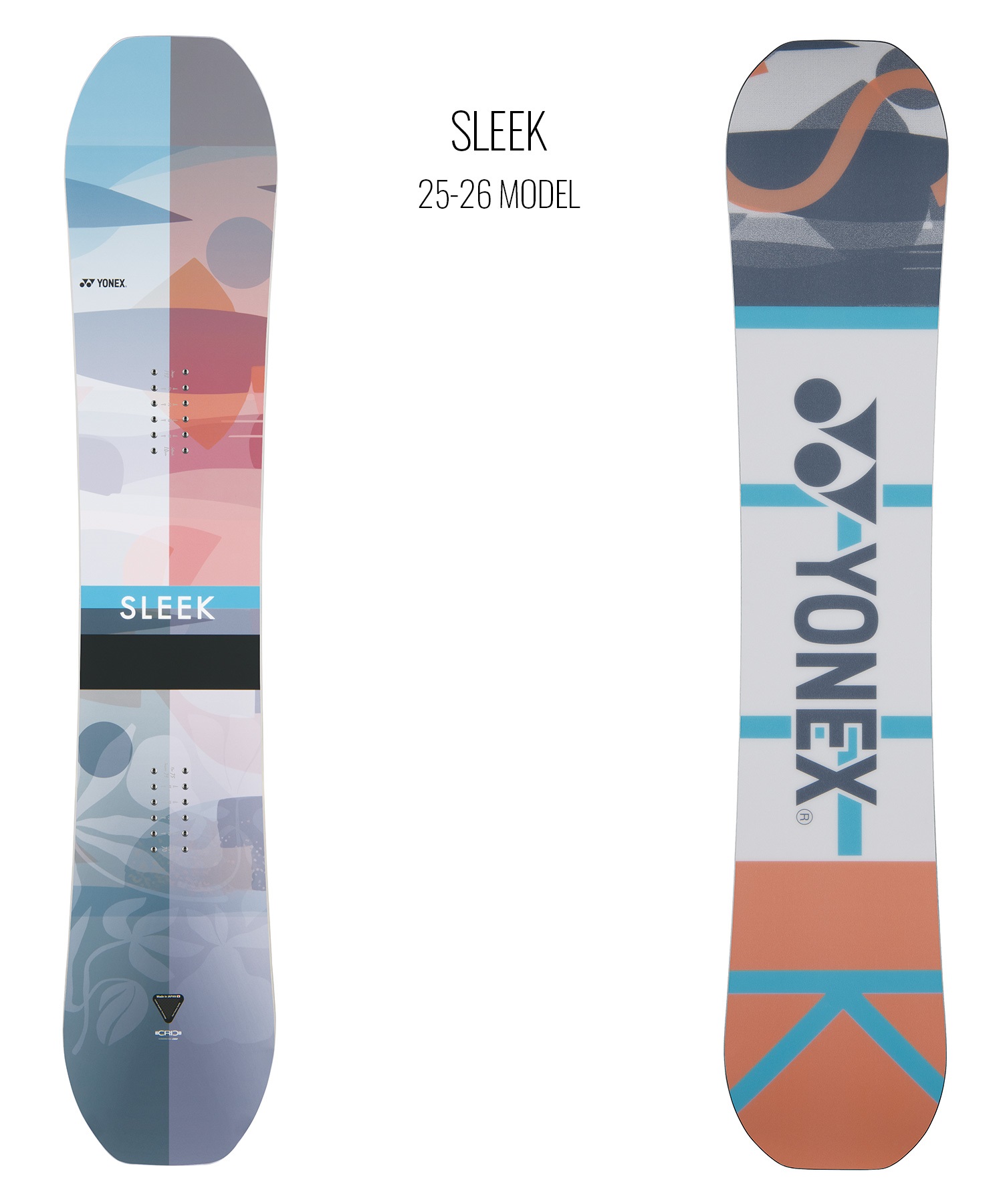 【早期購入】YONEX ヨネックス スノーボード 板 レディース SLEEK 国産 ムラサキスポーツ 25-26モデル MM D25(ONECOLOR-138cm)