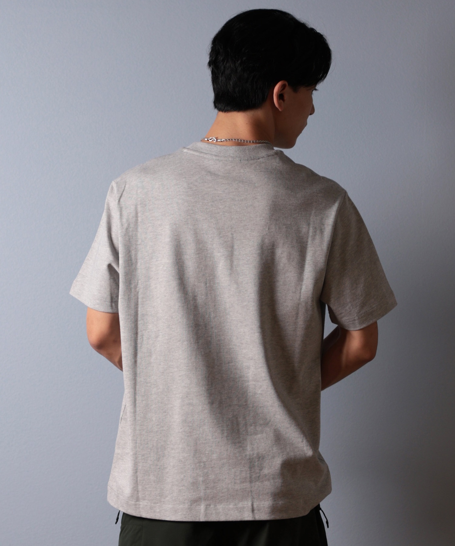 LACOSTE ラコステ 半袖 Tシャツ メンズ ヘビーウェイト ブランドネーム