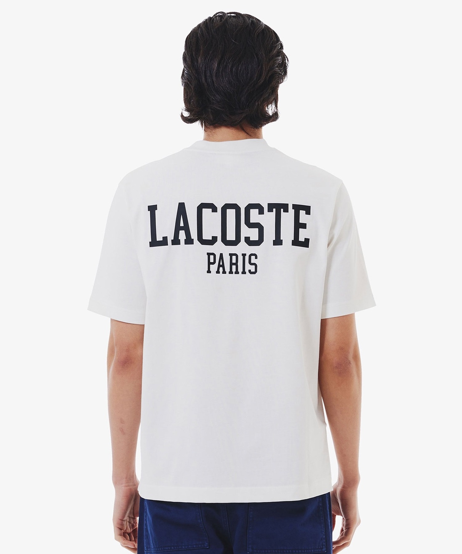 LACOSTE ラコステ 半袖 Tシャツ メンズ バックプリント