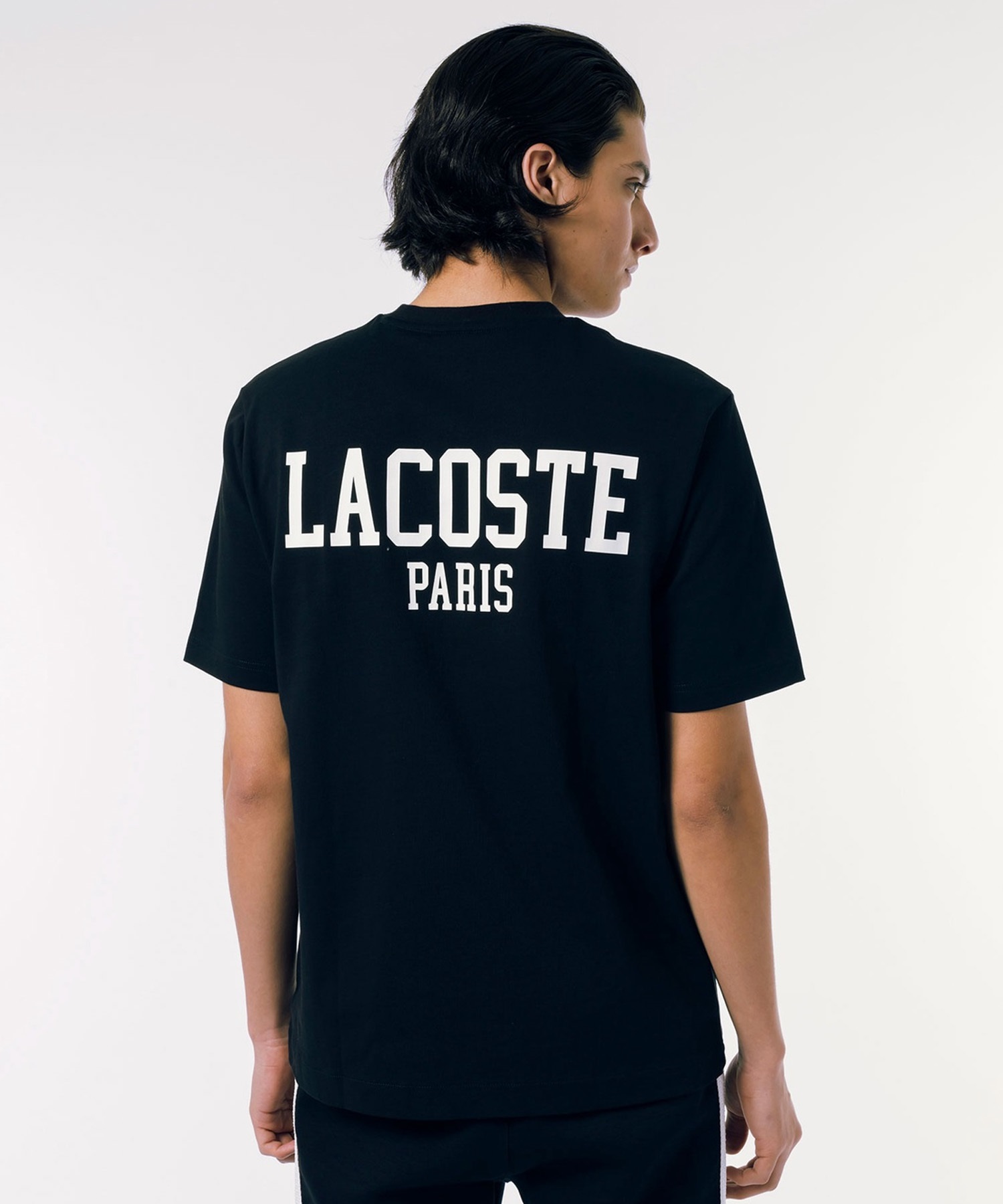 LACOSTE ラコステ 半袖 Tシャツ メンズ バックプリント ベーシック T
