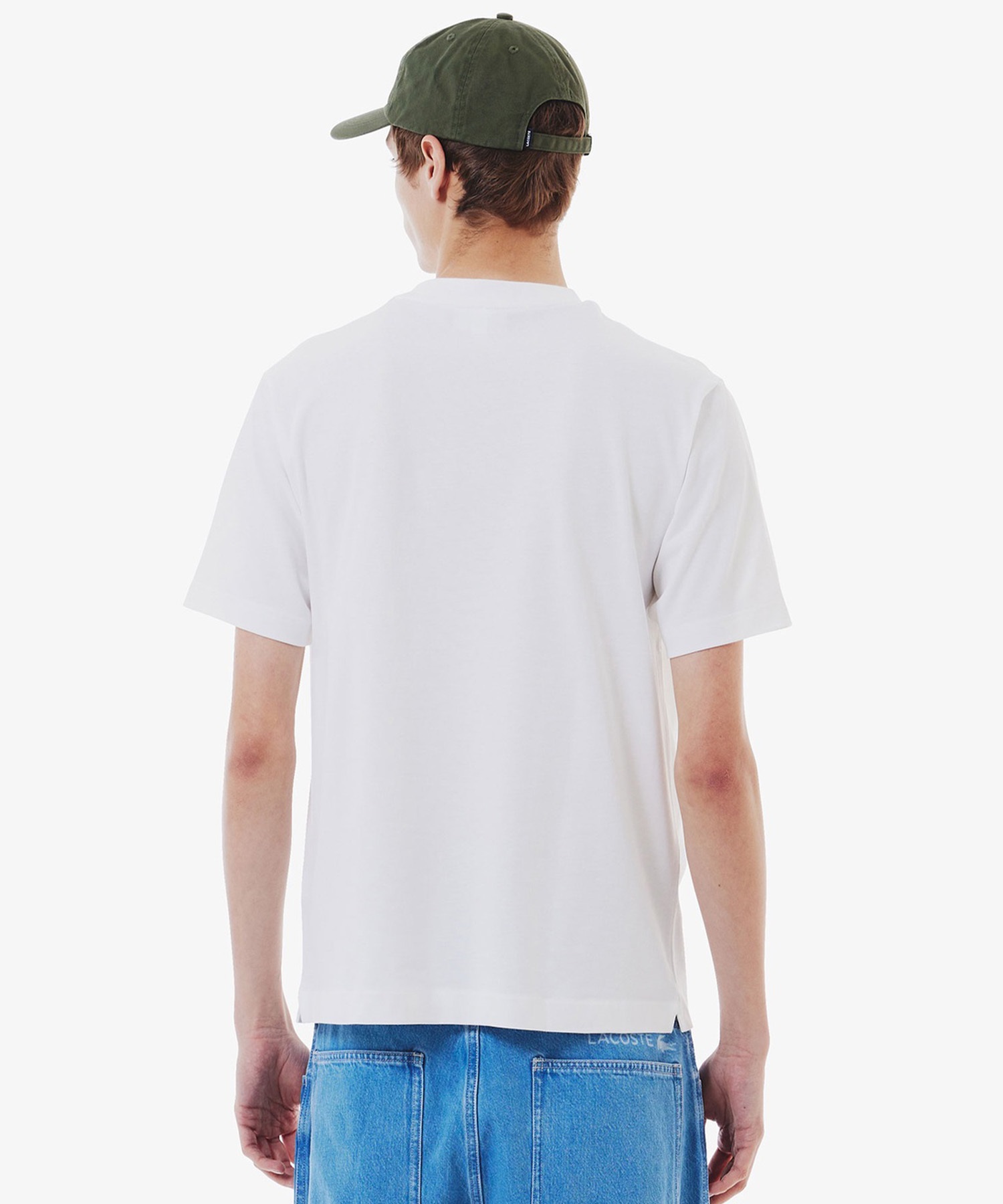 LACOSTE　ラコステ　半袖Tシャツ　未使用品 LACOSTE（ラコステ） tシャツ 「別注」スピンドル付き 半袖Tシャツ