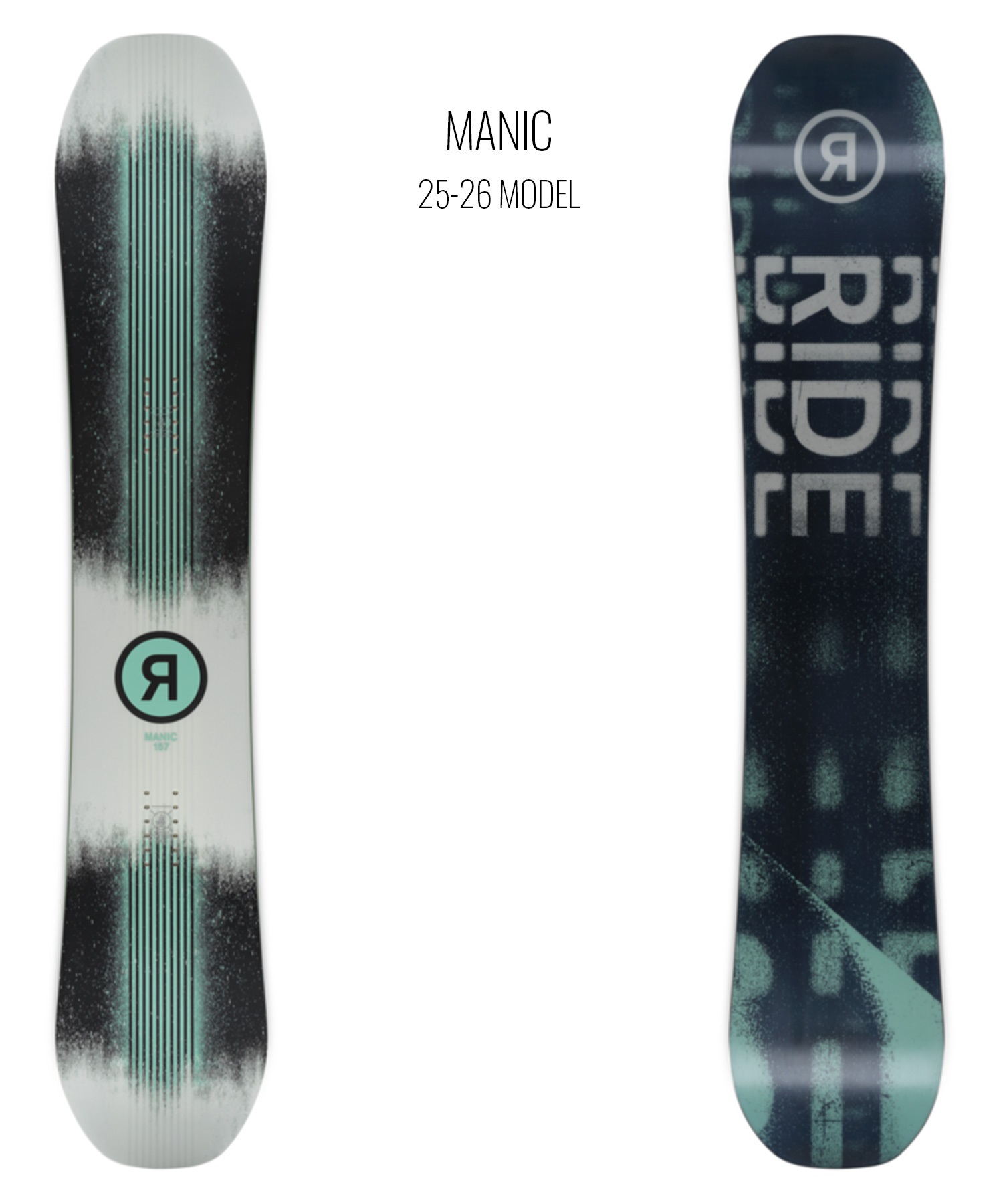 2526】 RIDE ライド スノーボード 板 メンズ MANIC ムラサキスポーツ