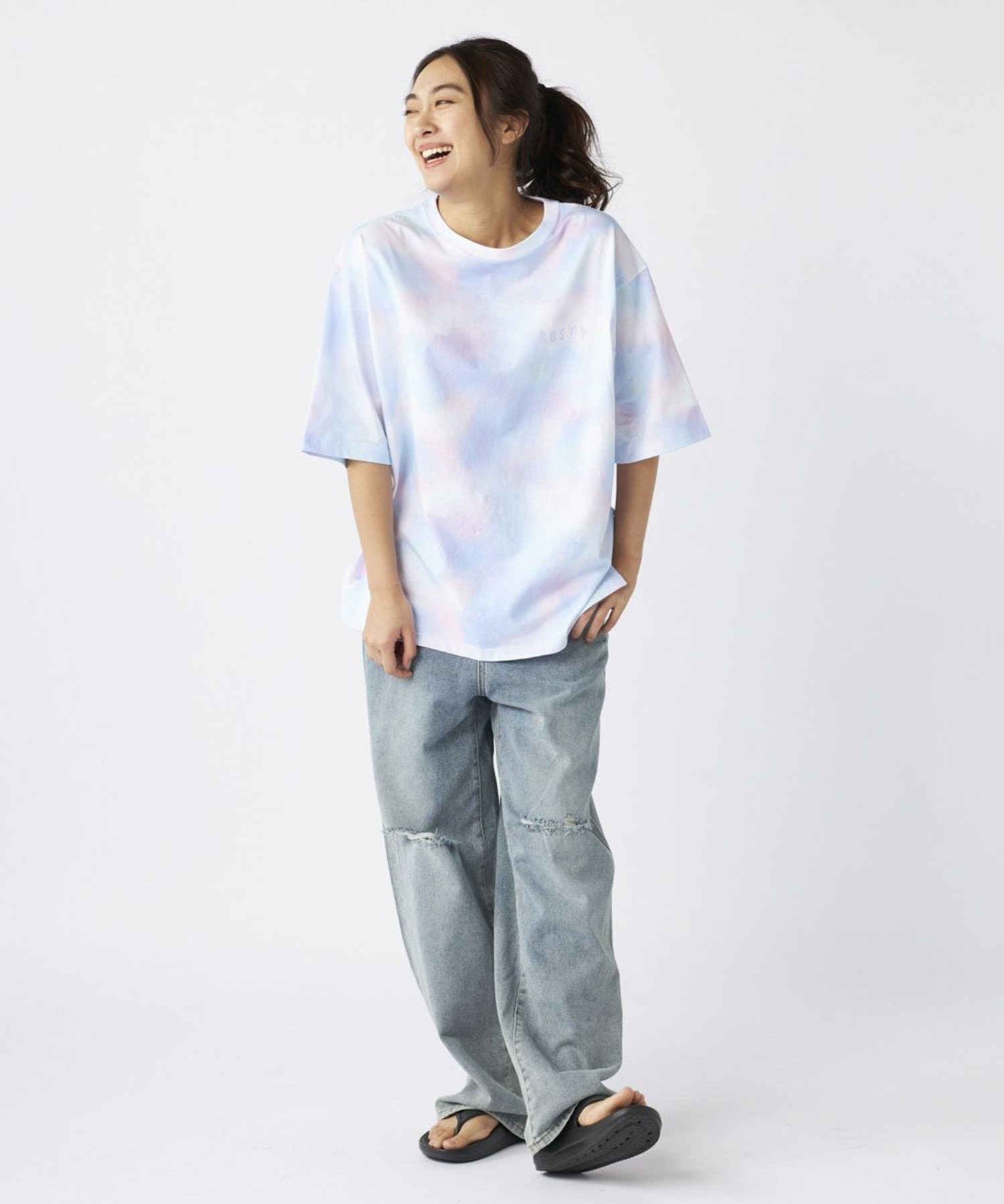 新品未使用  アバンティーズ トゥイーティー Tシャツ 水色 5.6オンス ヘビーウェイトTシャツ | レディース | 1枚 | 00085