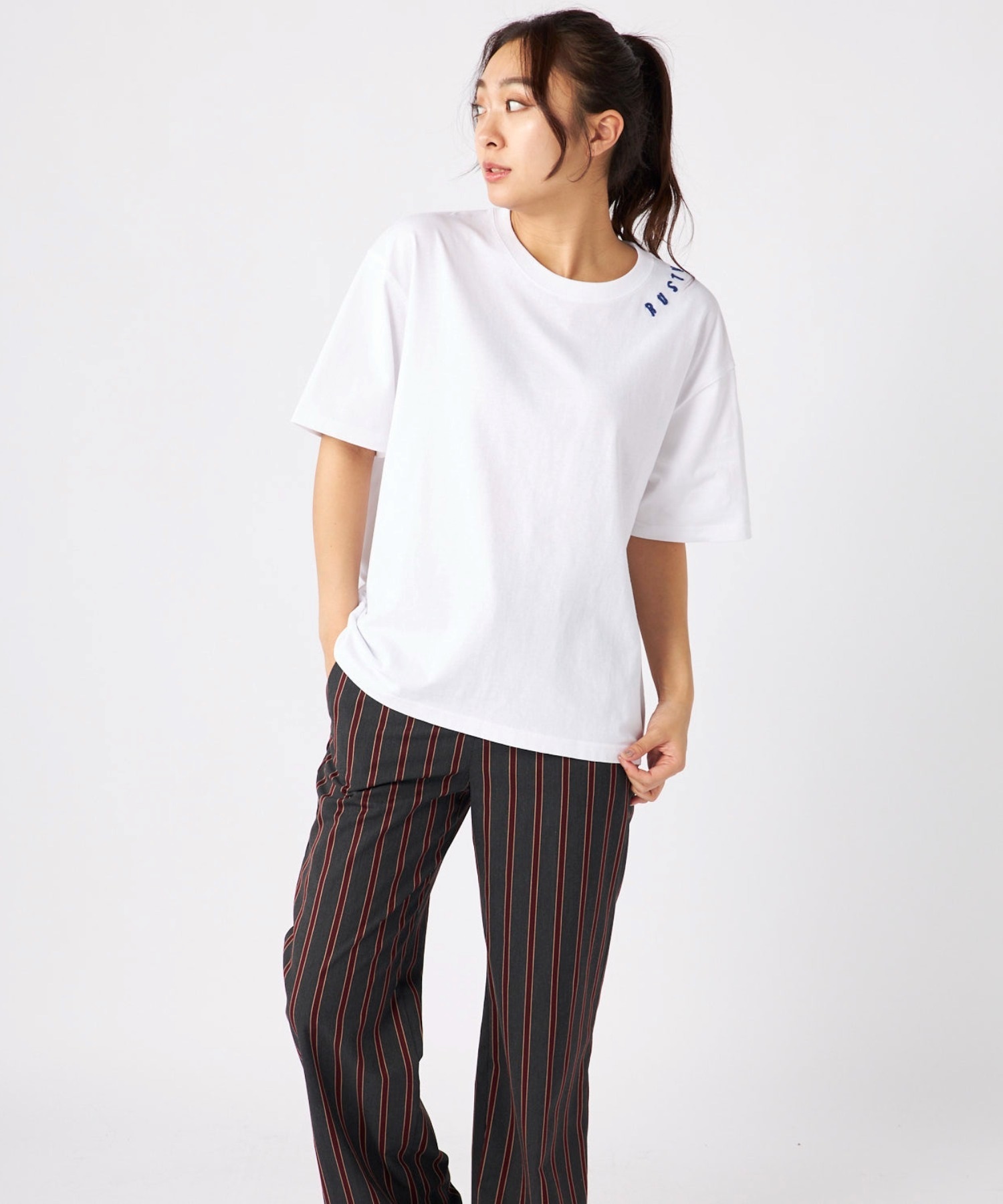 Rude ルード レディース 半袖 プリント Tシャツ Inked rlt-ink-1 Rude ルード レディース 半袖 プリント Tシャツ Inked rlt-ink-1