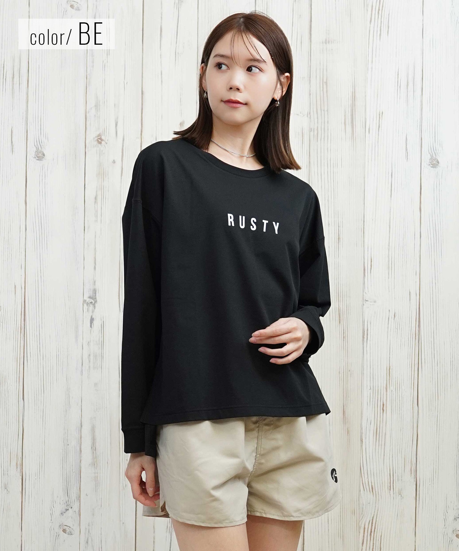 RUSTY ラスティ 水着 レディース 4点セット ブラトップ ショーツ ロンT