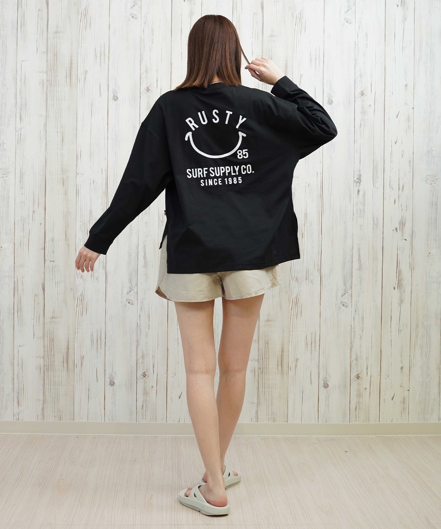 RUSTY ラスティ 水着 レディース 4点セット ブラトップ ショーツ ロンT