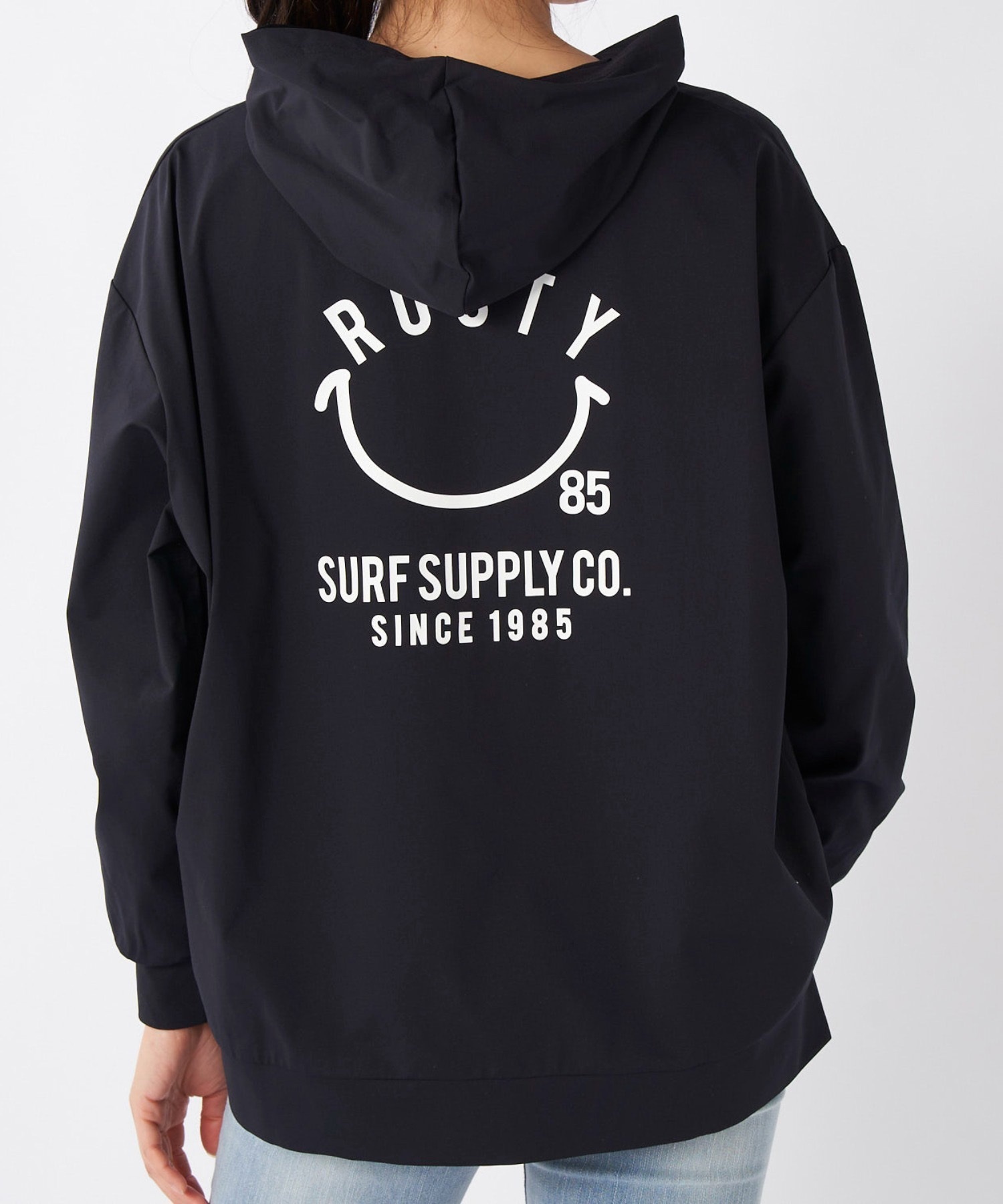 専用　RUSTY/ラスティー」パット付きレディース長袖ジップ   ラッシュガード RUSTY RUSTY/ラスティ レディース ラッシュガード パーカー