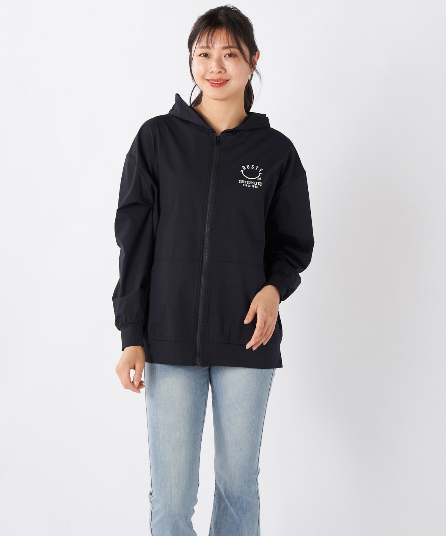 RUSTY ラスティー 水着 レディース ラッシュガード 長袖 Tシャツ ロンT