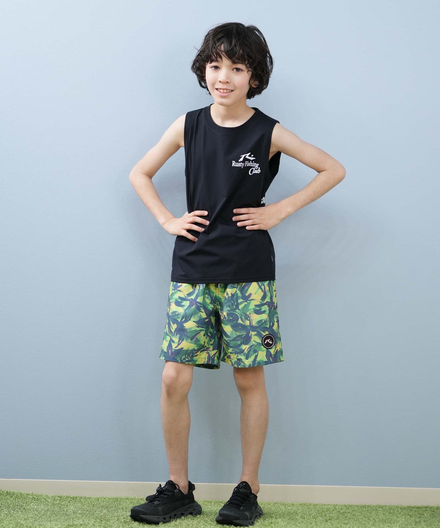 RUSTY ラスティ 水着 海パン トランクス サーフパンツ キッズ ジュニア