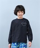 RUSTY ラスティ 水着 ラッシュガード 長袖 Tシャツ ロンT キッズ ジュニア 子供 男の子 女の子 水陸両用 吸水速乾 UVカット 965463(WT-130cm)