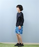 RUSTY ラスティ 水着 ラッシュガード 長袖 Tシャツ ロンT キッズ ジュニア 子供 男の子 女の子 水陸両用 吸水速乾 UVカット 965463(WT-130cm)