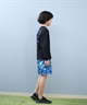 RUSTY ラスティ 水着 ラッシュガード 長袖 Tシャツ ロンT キッズ ジュニア 子供 男の子 女の子 水陸両用 吸水速乾 UVカット 965463(WT-130cm)