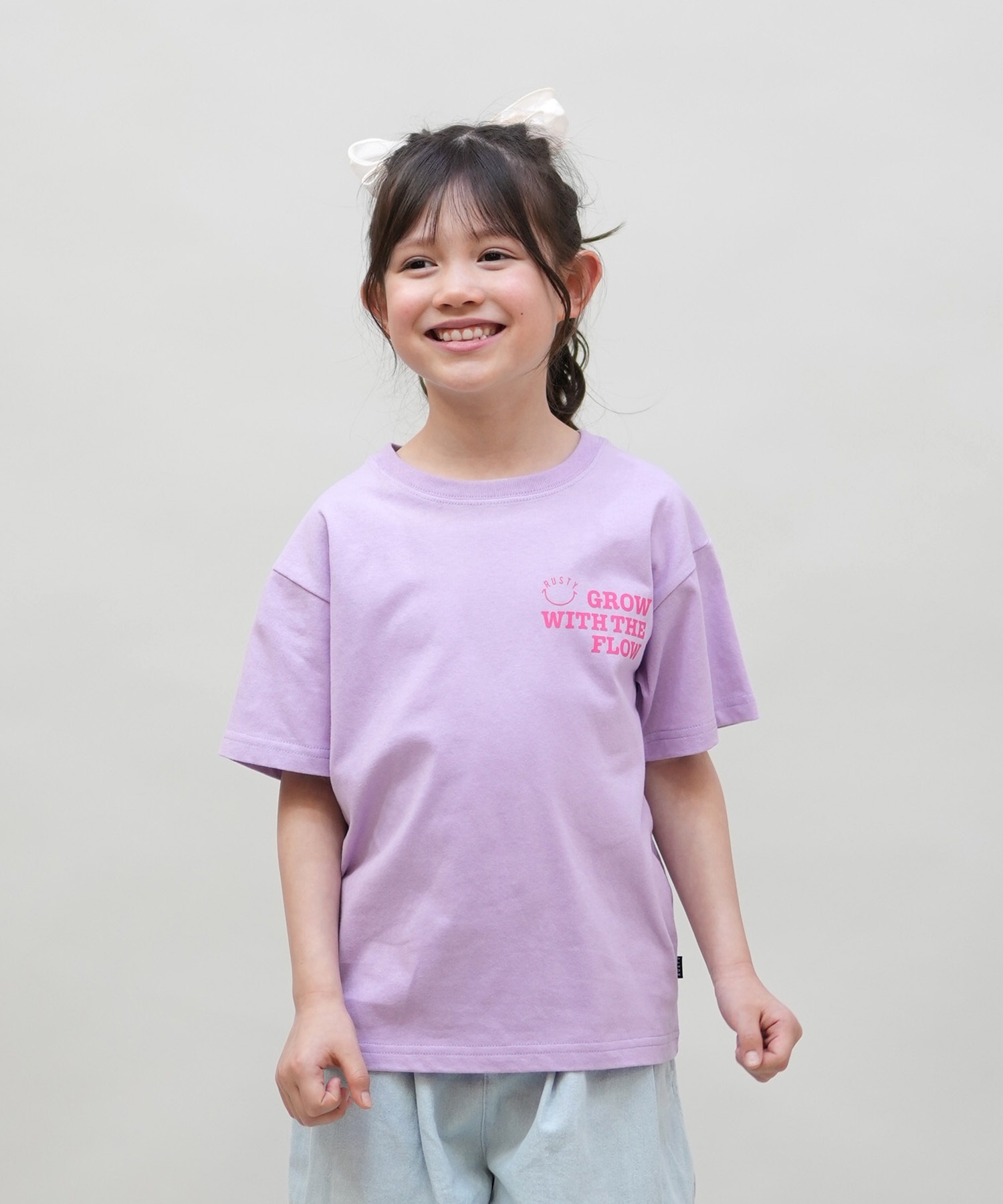 RUSTY ラスティ 半袖 Tシャツ キッズ ジュニア 子供 女の子