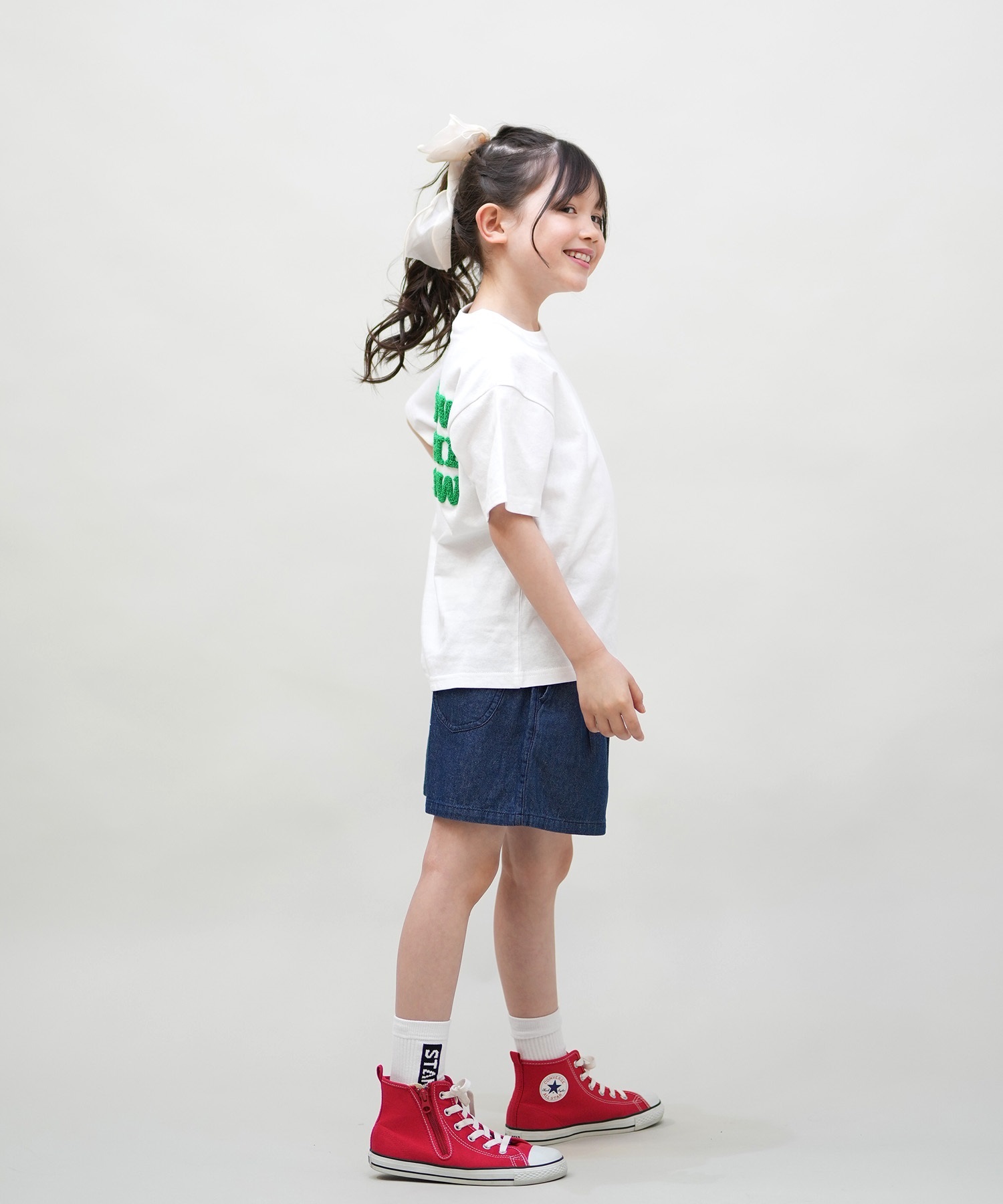 RUSTY ラスティ 半袖 Tシャツ キッズ ジュニア 子供 女の子 バック