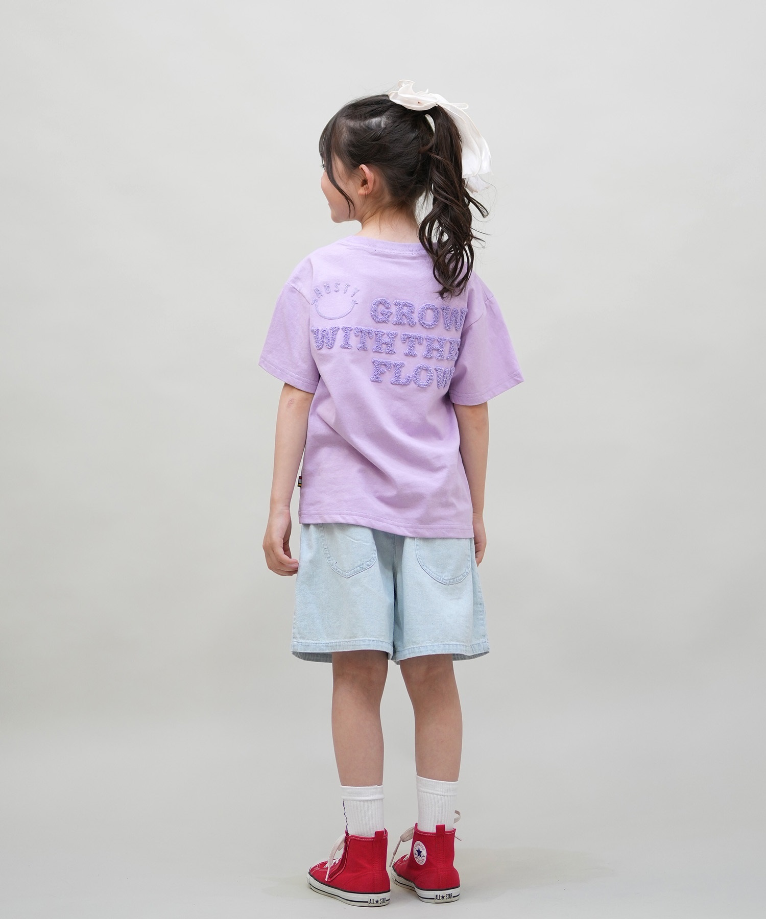 RUSTY ラスティ 半袖 Tシャツ キッズ ジュニア 子供 女の子 バック